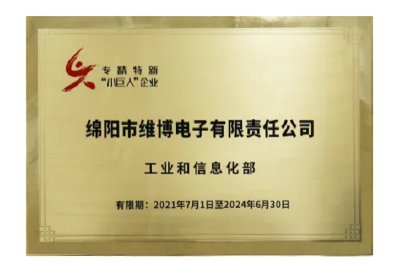 維博電子被列為第三批建議支持的國家級專精特新“小巨人”企業(yè)